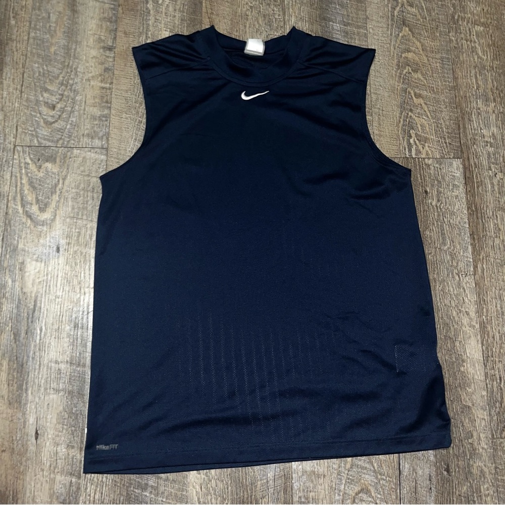 Vintage 90s Nike Silver Tag Fit‎ Dry Men’s Mesh Tank Top Shirt Size Medium Mesh